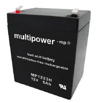multipower AGM Bleiakkumulator MP1224H  12V 6Ah für USV Anlagen